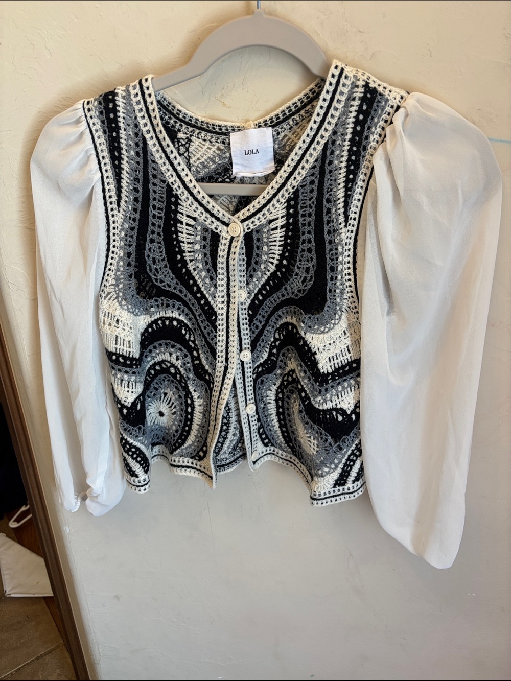 Lola crochet top! Size small